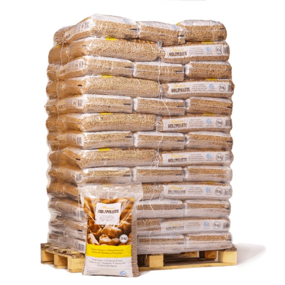 Premium Holzpellets – Palette